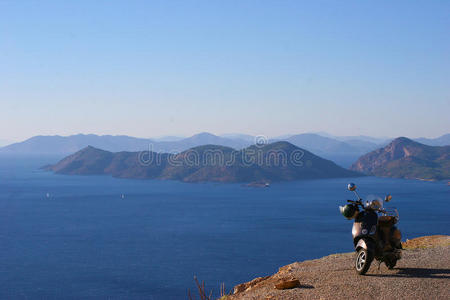 自行车和风景