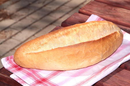 传统的土耳其面包。索蒙面包