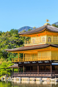 京阁寺日本京都。