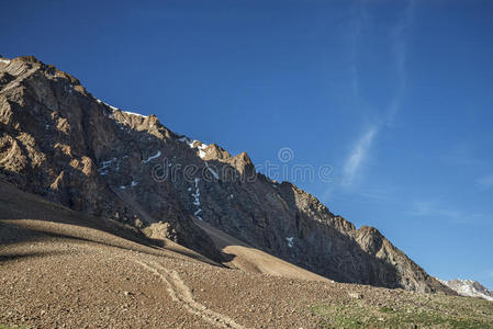 落基山脉斜坡景观