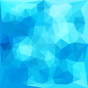 蓝色抽象三角形背景