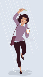 未雨绸缪插画-未雨绸缪手绘-未雨绸缪卡通图-摄图新视界