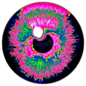 蓝光的眼睛图片