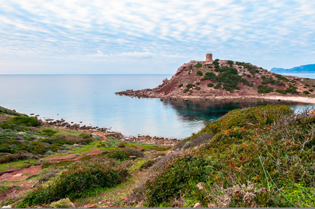 景观的撒丁岛海岸 Porticciolo