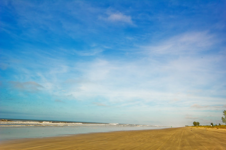 青洲 Comprida 海滩，圣保罗巴西