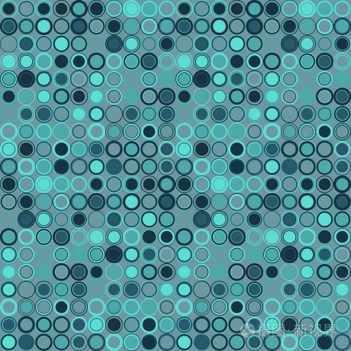 矢量无缝图案. 由排列的几何元素组成