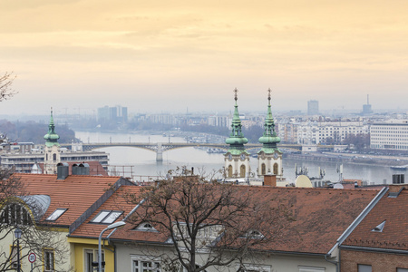 布达佩斯匈牙利首都全景图