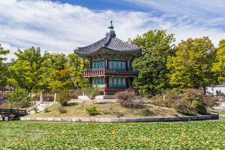 韩国首尔景福宫 Hwangwonjeong 塔