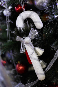 圣诞装饰品分支杉木
