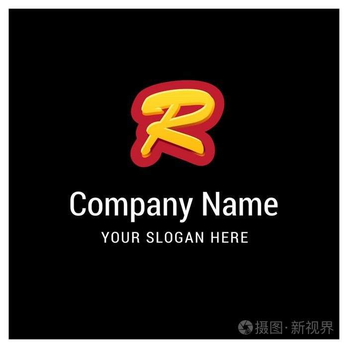 字母r标志图标设计