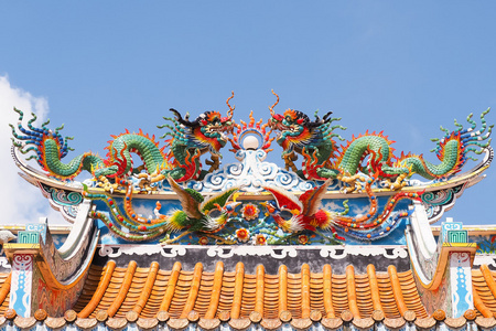 中式民宅屋顶图片