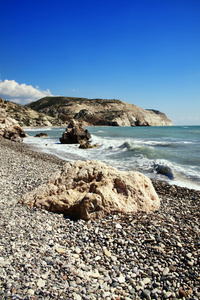 塞浦路斯的海岸线海岸线