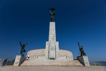 纪念碑在布达佩斯城市中心