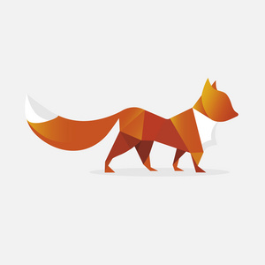 多边形的红狐狸