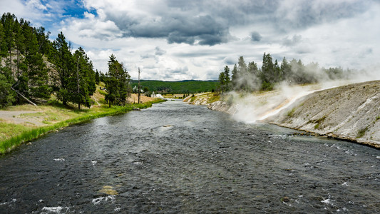 firehole 河黄石公园