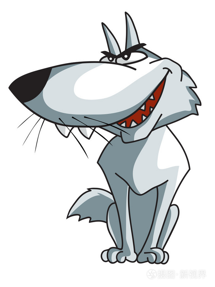 大坏卡通大灰狼