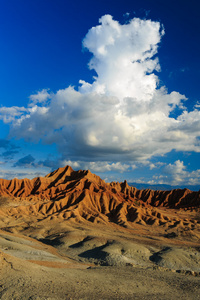 沙漠塔塔科阿沙漠哥伦比亚拉丁美洲的沙漠日落