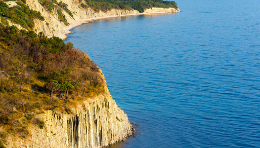 在新罗西斯克湾。黑海