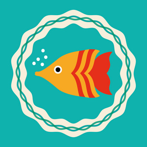 鱼的图标设计