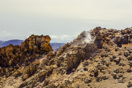 泰德火山火山口观