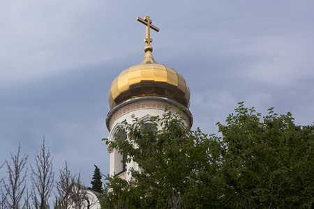 俄罗斯拉扎雷夫斯科索索契克拉斯诺达尔地区的圣尼古拉斯教堂穹顶