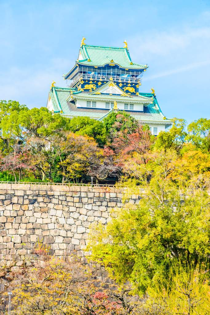 美丽的建筑大阪城堡