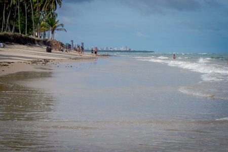 巴西海滩Paiva 海滩，伯南布哥巴西