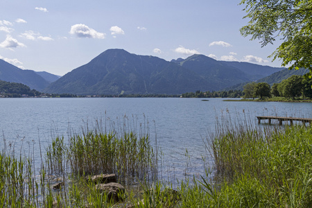 在巴伐利亚湖 tegernsee