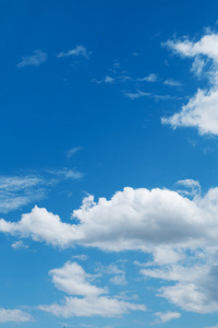 白云和蓝天天气背景