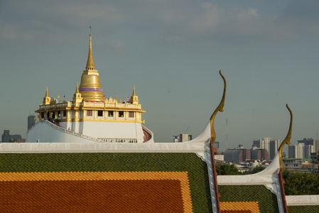 泰国曼谷 wat ratchanatdaram 金山