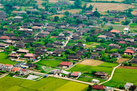 Langson，越南稻田