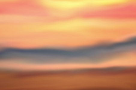 模糊热带夕阳波海滩抽象背景