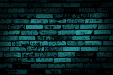 暗蓝色垃圾墙背景或纹理