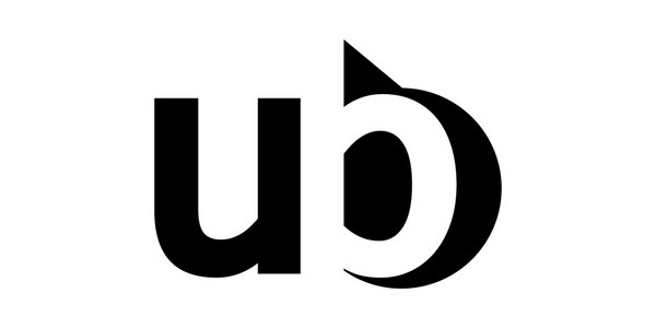 字母负空间字母标志UBu