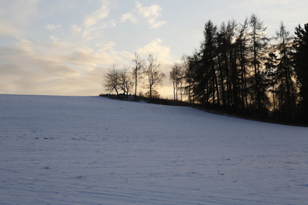 冬季景观雪和冰