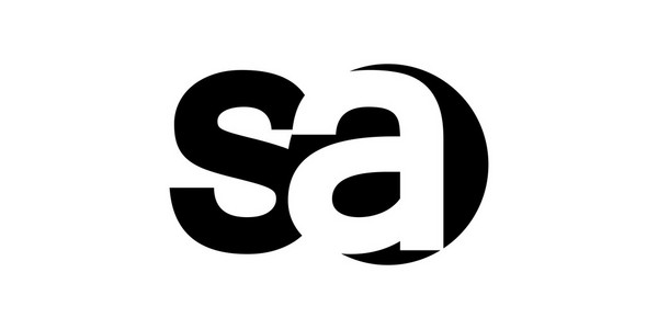 字母负空间字母标志sa是的照片