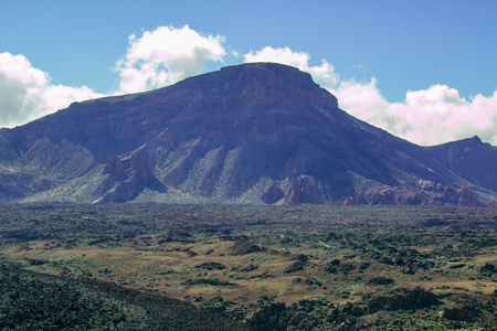 火山的视图