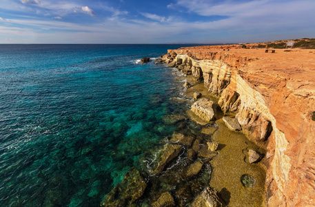 美丽的塞浦路斯海岸