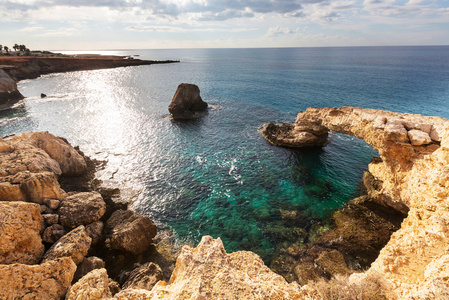 美丽的塞浦路斯海岸图片
