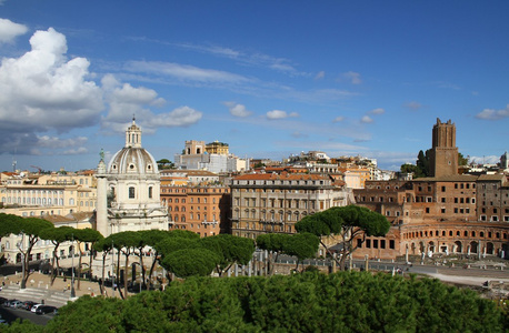 罗马城市一般视图