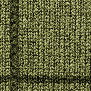 绿色纺织品的纹理接缝
