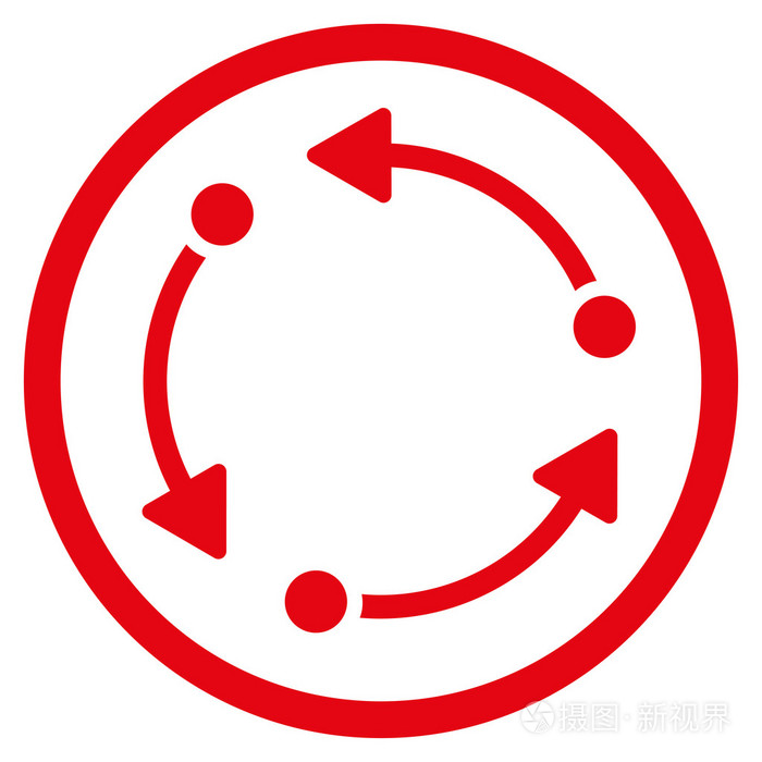 旋转的圆形的图标