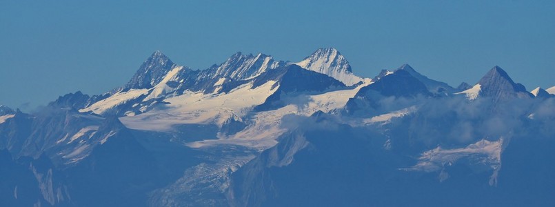Lauteraarhorn 和 Gauligletscher，查看从皮拉图斯山
