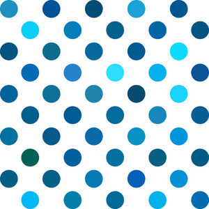 蓝色的波尔卡圆点背景 创意设计模板
