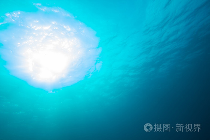 水下直接光与太阳
