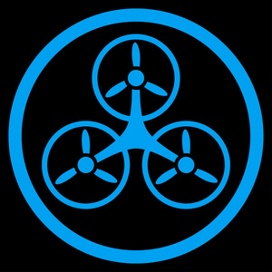 Tricopter 圆形的图标