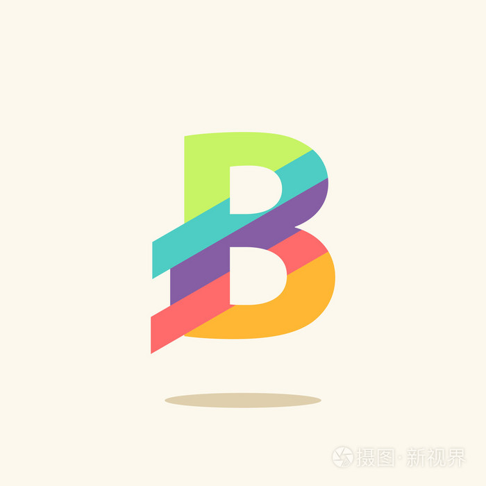 b字母像什么图案图片