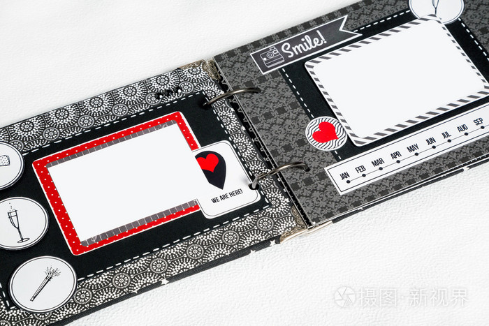 打开相册剪贴簿