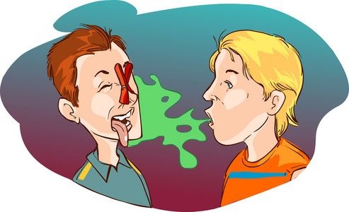 口臭口臭的人图片