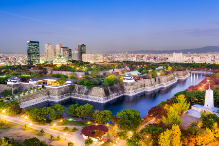 大阪日本天际线